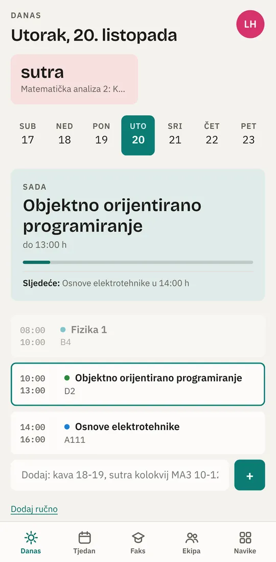Ritam, kartica Danas